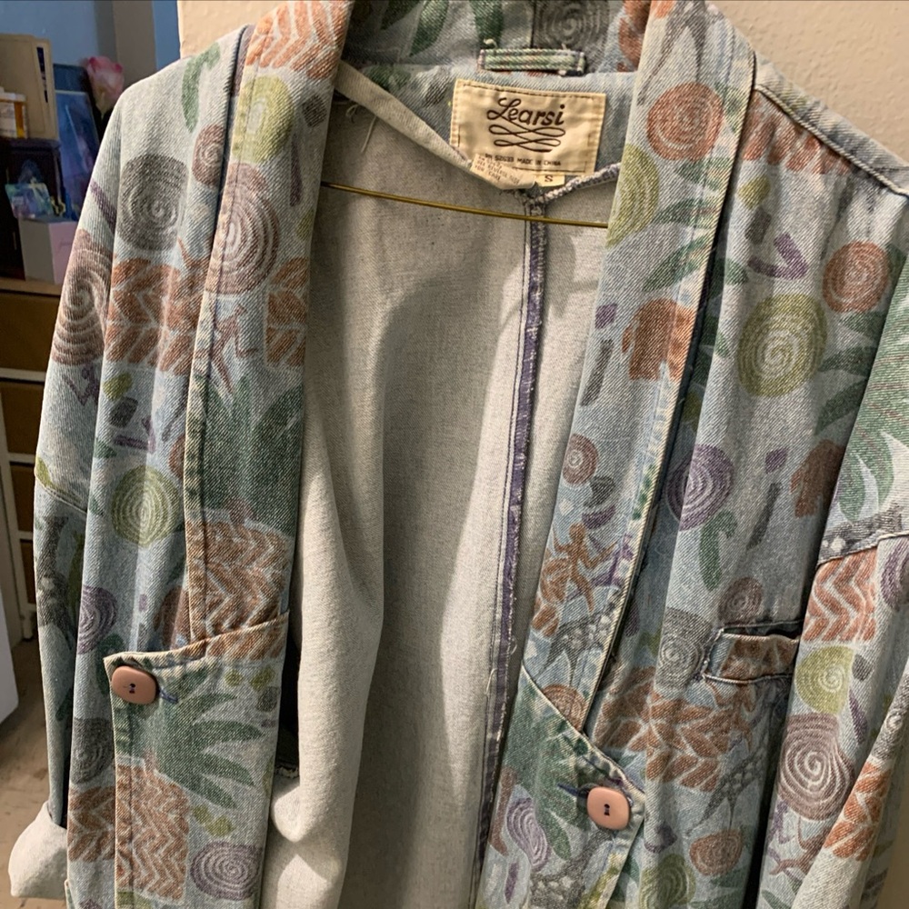 Women's Multicolor Patterned Jacket - image 1